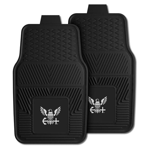 U.S. Navy 2-pc Vinyl Car Mat Set