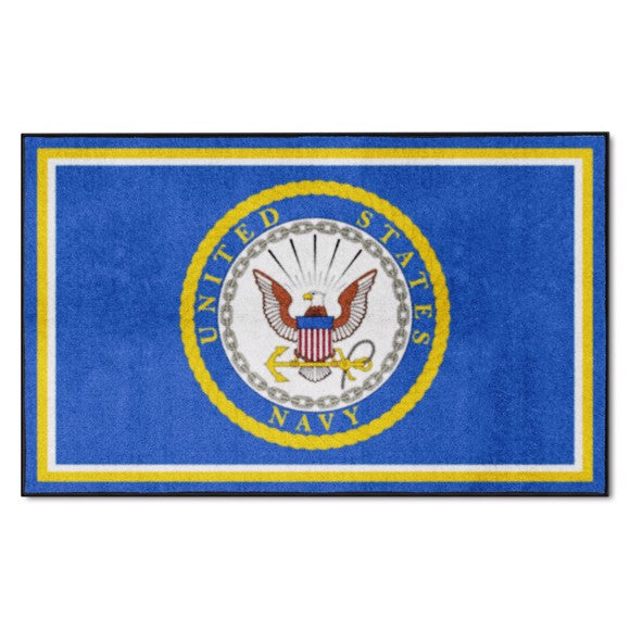 U.S. Navy 4' X 6' Plush Rug (Seal)