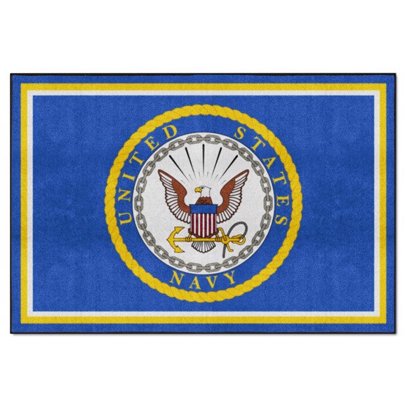 U.S. Navy 5' X 8' Plush Rug (Seal)