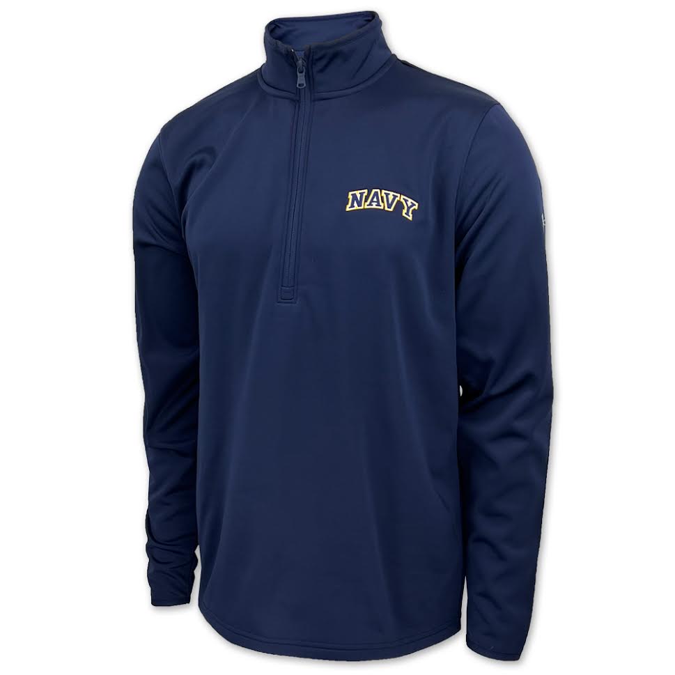 Navy Under Armour Fleece 1/2 Zip (Navy)