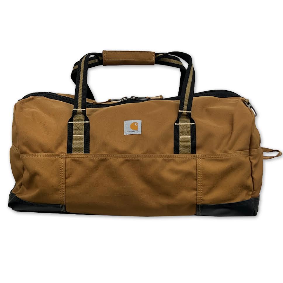 Navy Carhartt Classic Duffel Bag (Brown)