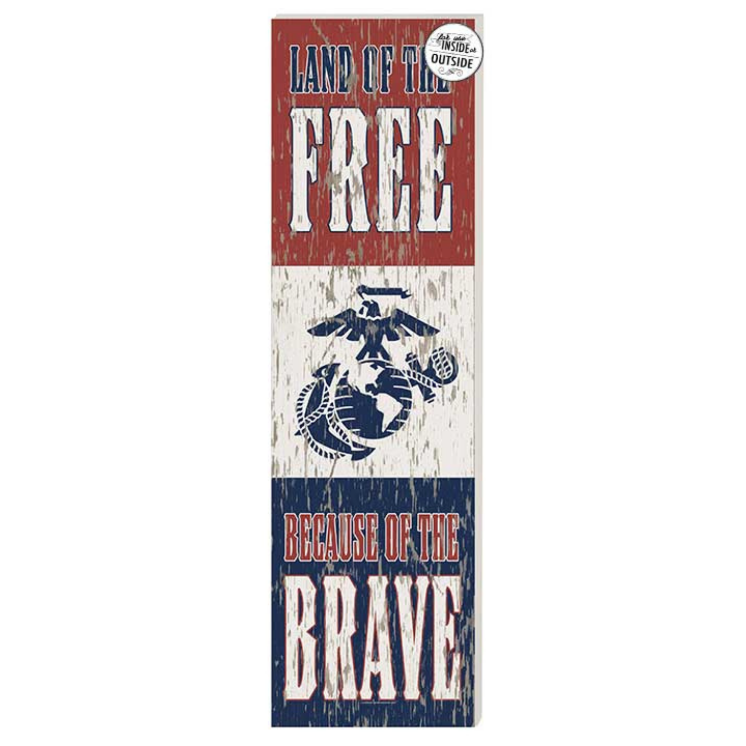 United States Marine Corps Land of the Free Indoor Outdoor (10x35)