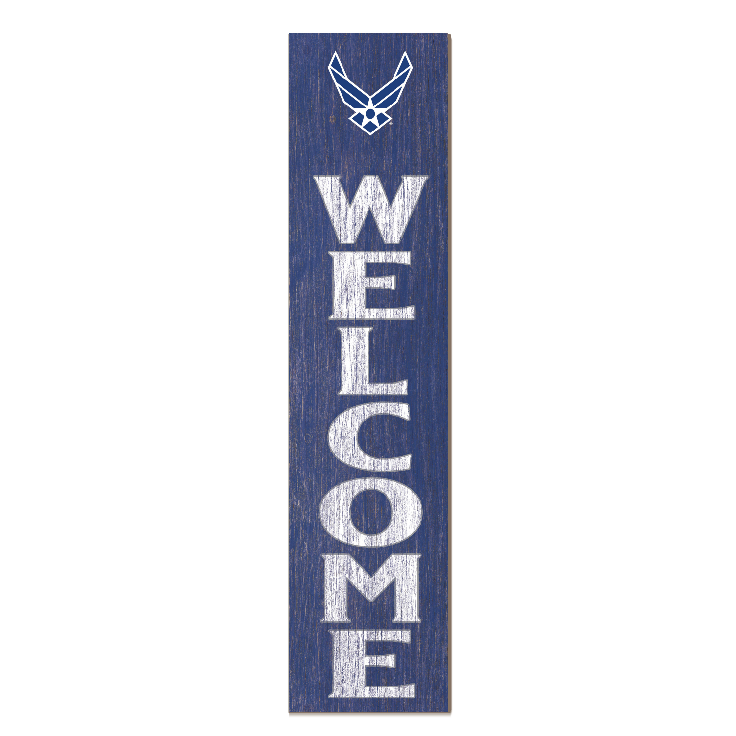 Air Force Leaning Sign Welcome (11x46)