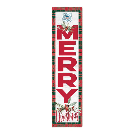 Coast Guard Merry Christmas Sign (11x46)