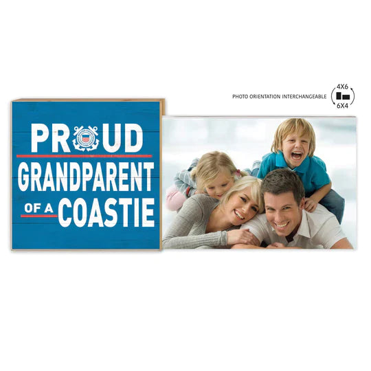 Coast Guard Floating Picture Frame Military Proud Grandparent