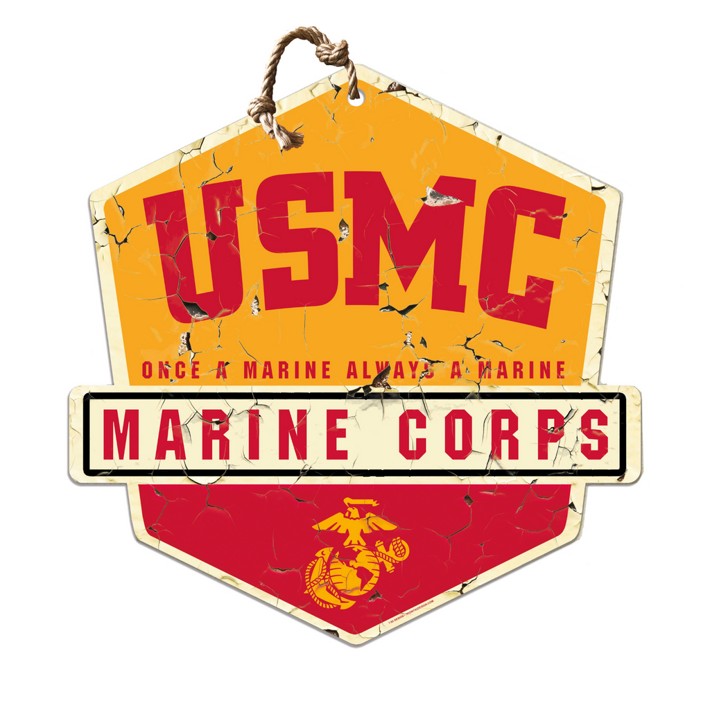 United States Marine Corps Once a Marine Badge