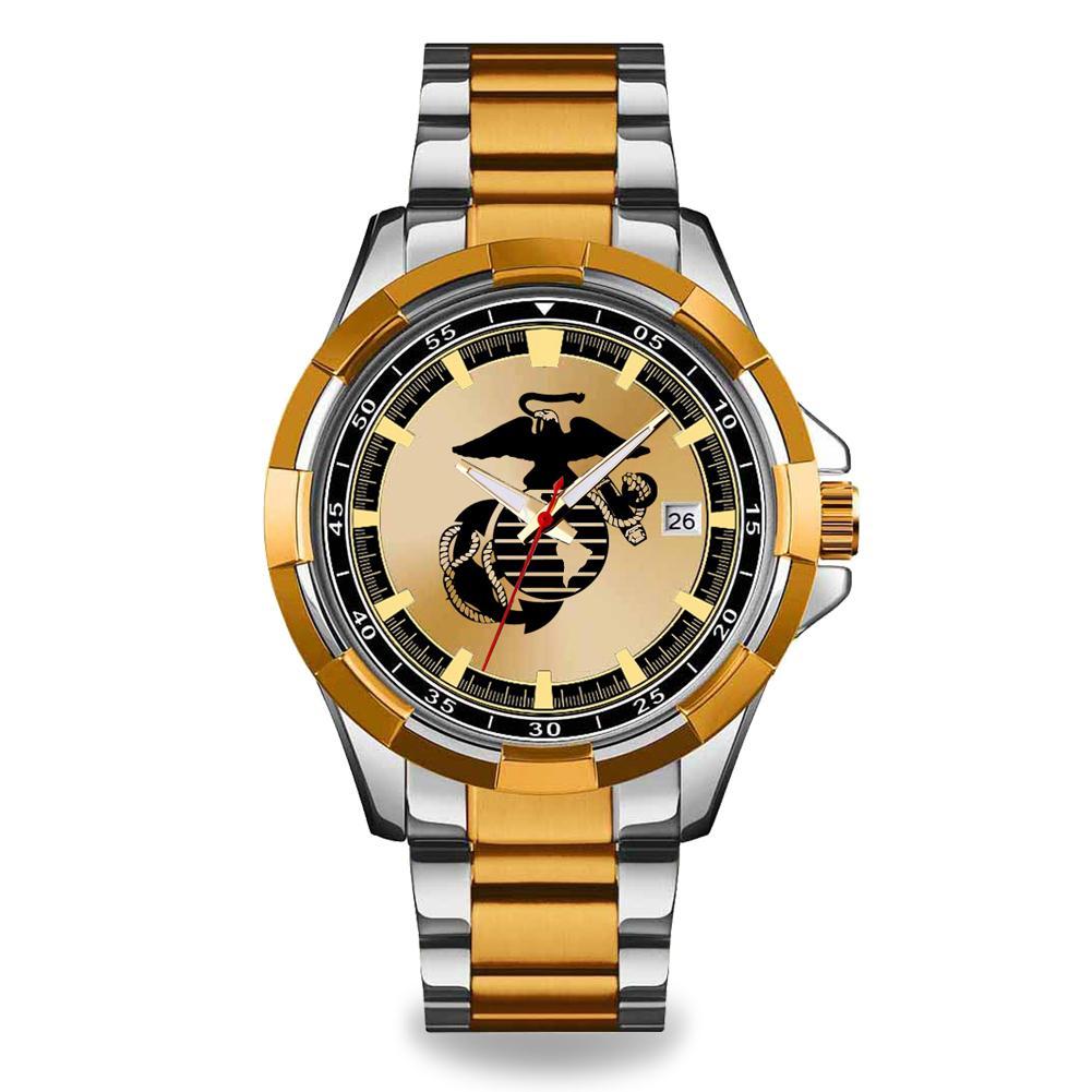 Marines EGA Two Tone Watch (silver /gold)