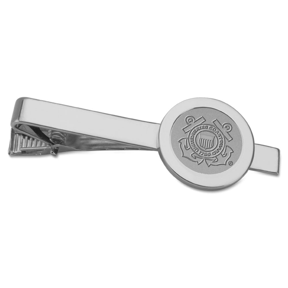 Coast Guard Seal Tie Bar (Silver)