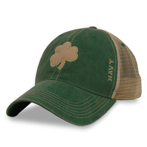 Navy Shamrock Trucker Hat