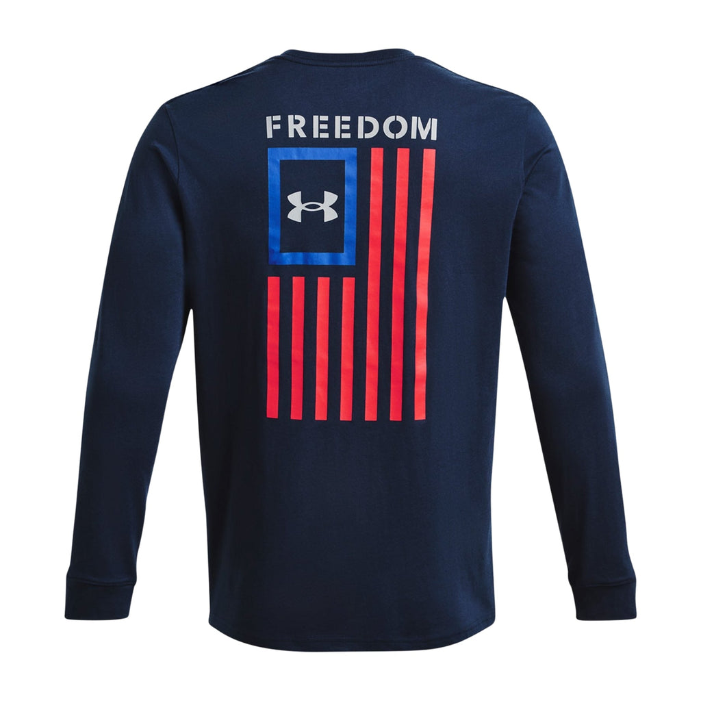 Under Armour Freedom Flag Long Sleeve T-Shirt (Navy)