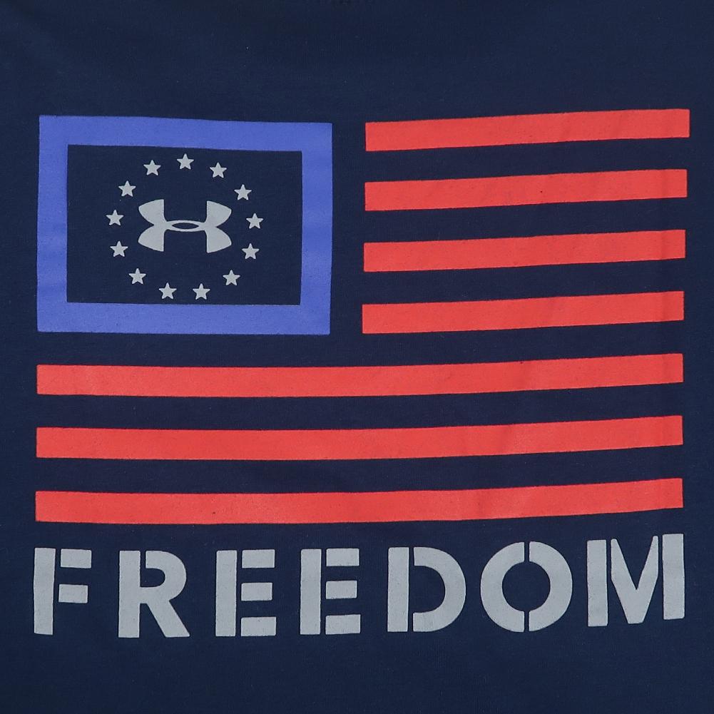 Under Armour Ladies Freedom Banner T-Shirt (Navy)