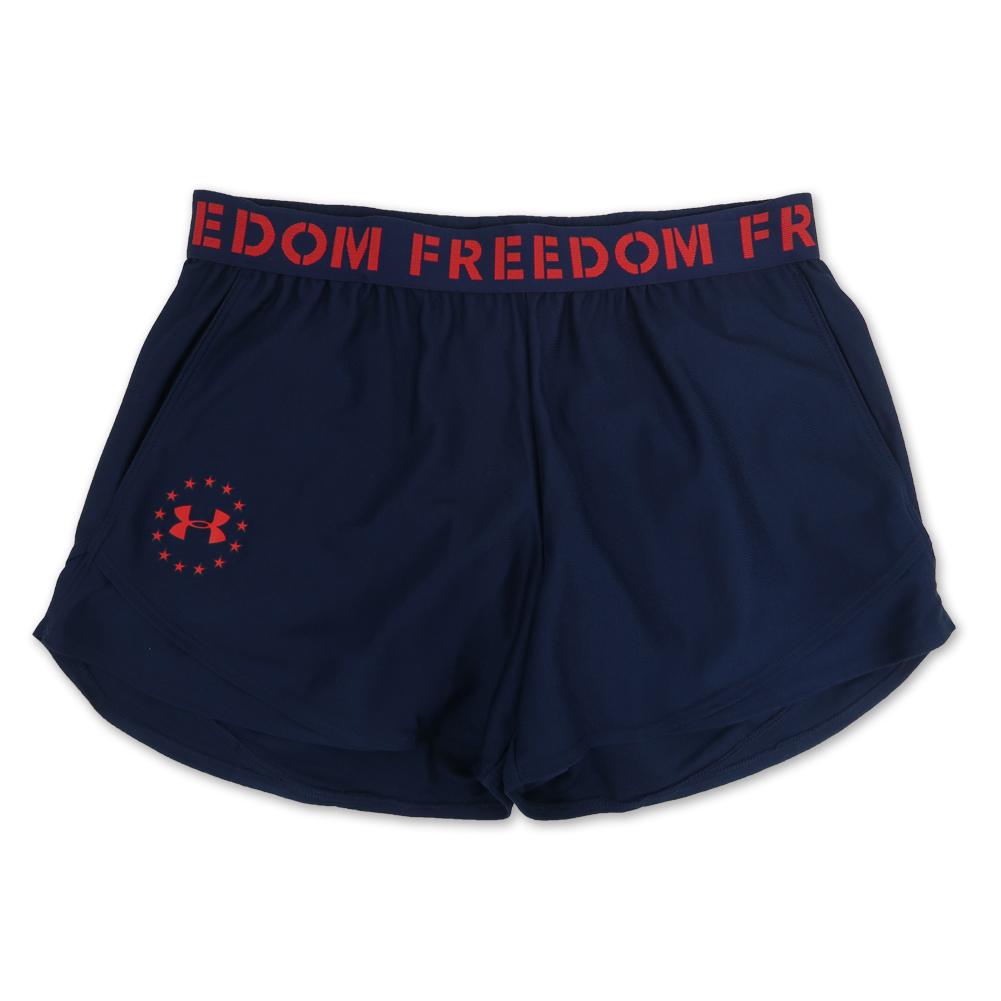 Under Armour Ladies Freedom Playup Short (Navy)