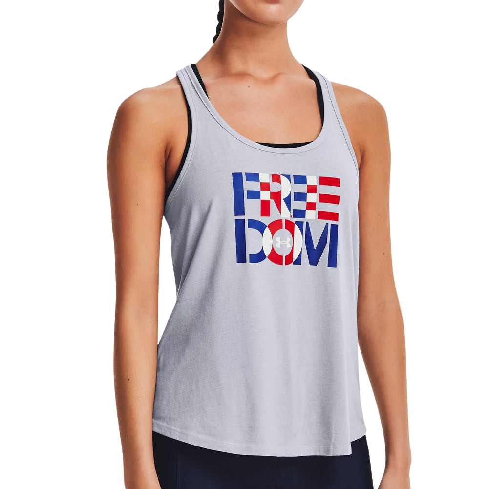 Under Armour Ladies Freedom Tank (Grey)