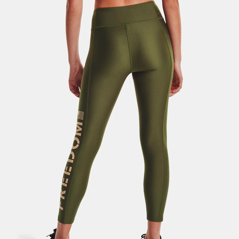 Under Armour Ladies New Freedom Hi-Rise Legging (OD Green)