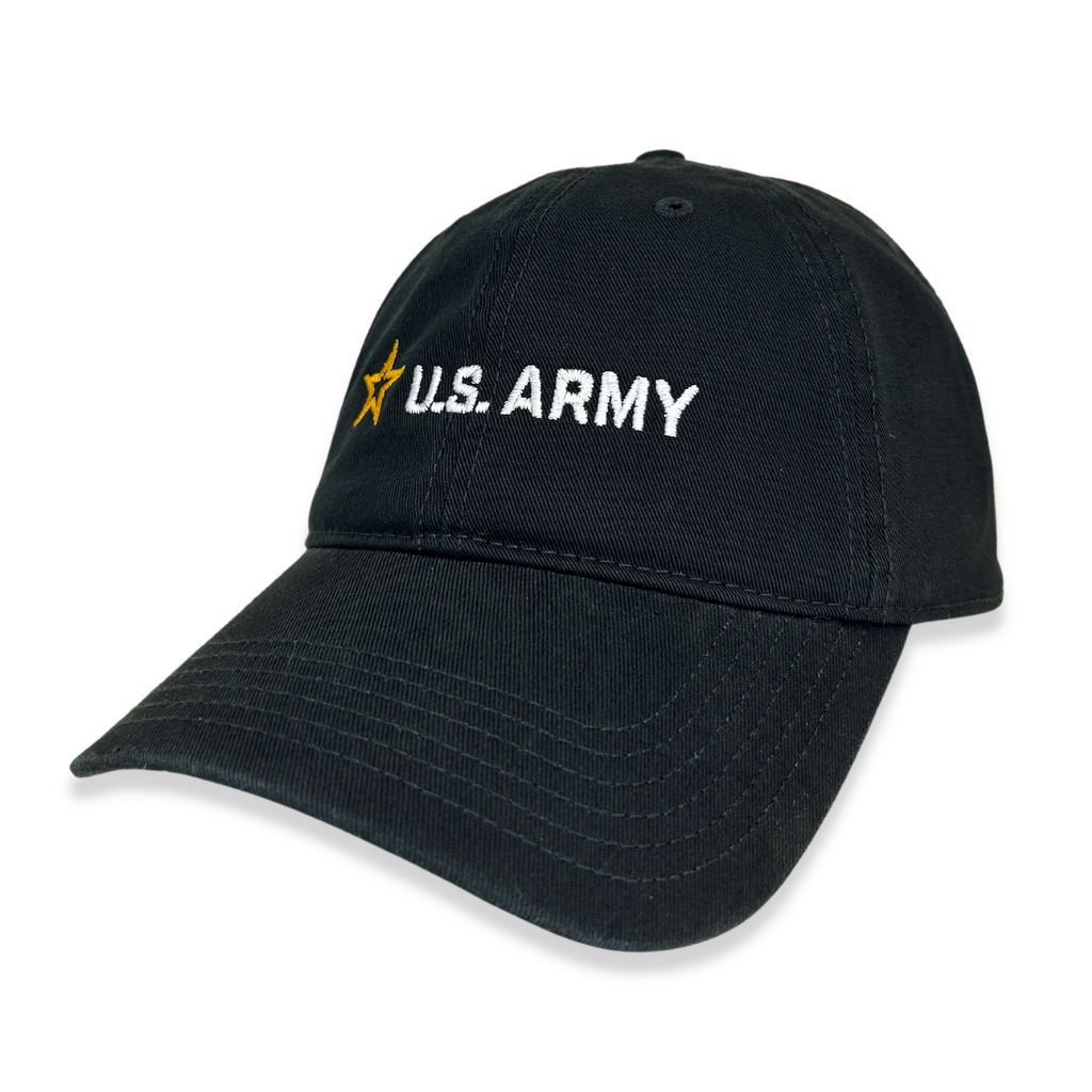 Army Star Logo Hat (Black)