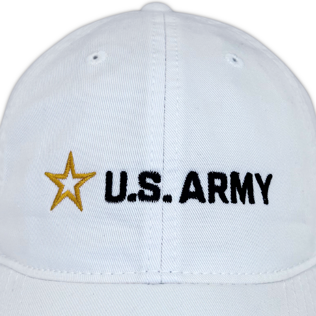 Army Star Logo Hat (White)