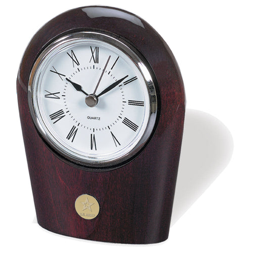 Army Star Palm Desk Clock (Gold)