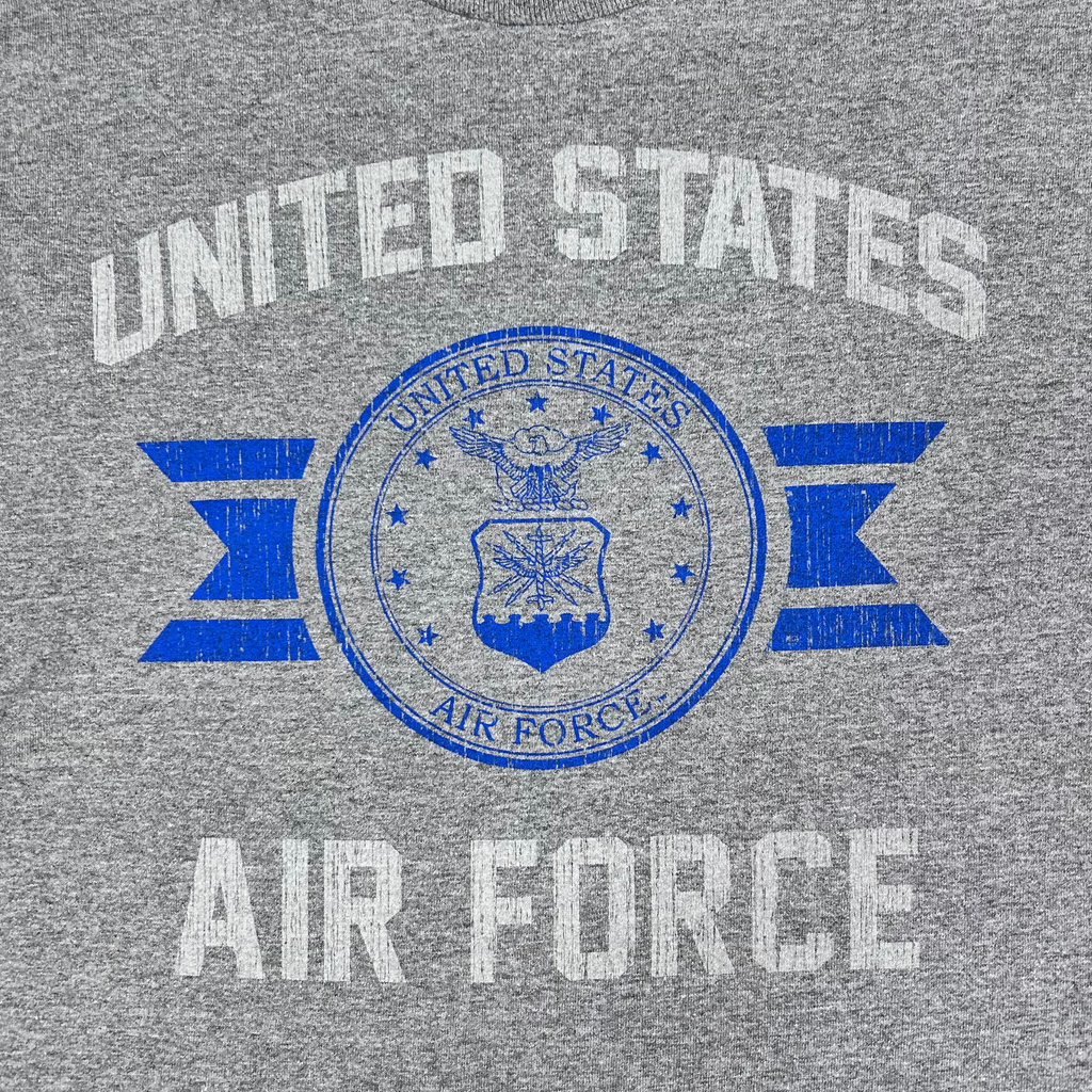 Air Force Vintage Basic Seal Long Sleeve T-Shirt (Grey)