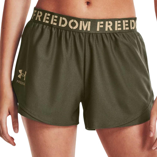 Under Armour Ladies New Freedom Playup Short (OD Green)