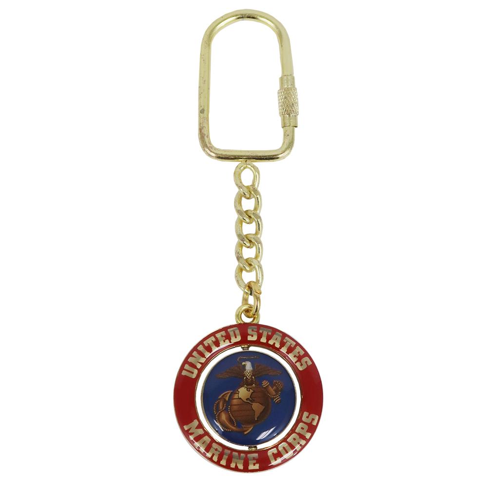 USMC EGA Spinner Keychain (Red)