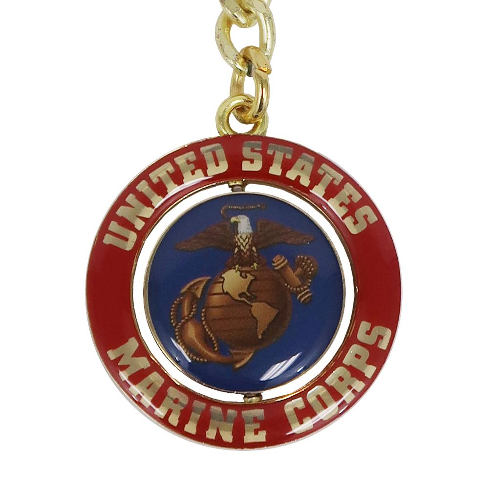 USMC EGA Spinner Keychain (Red)