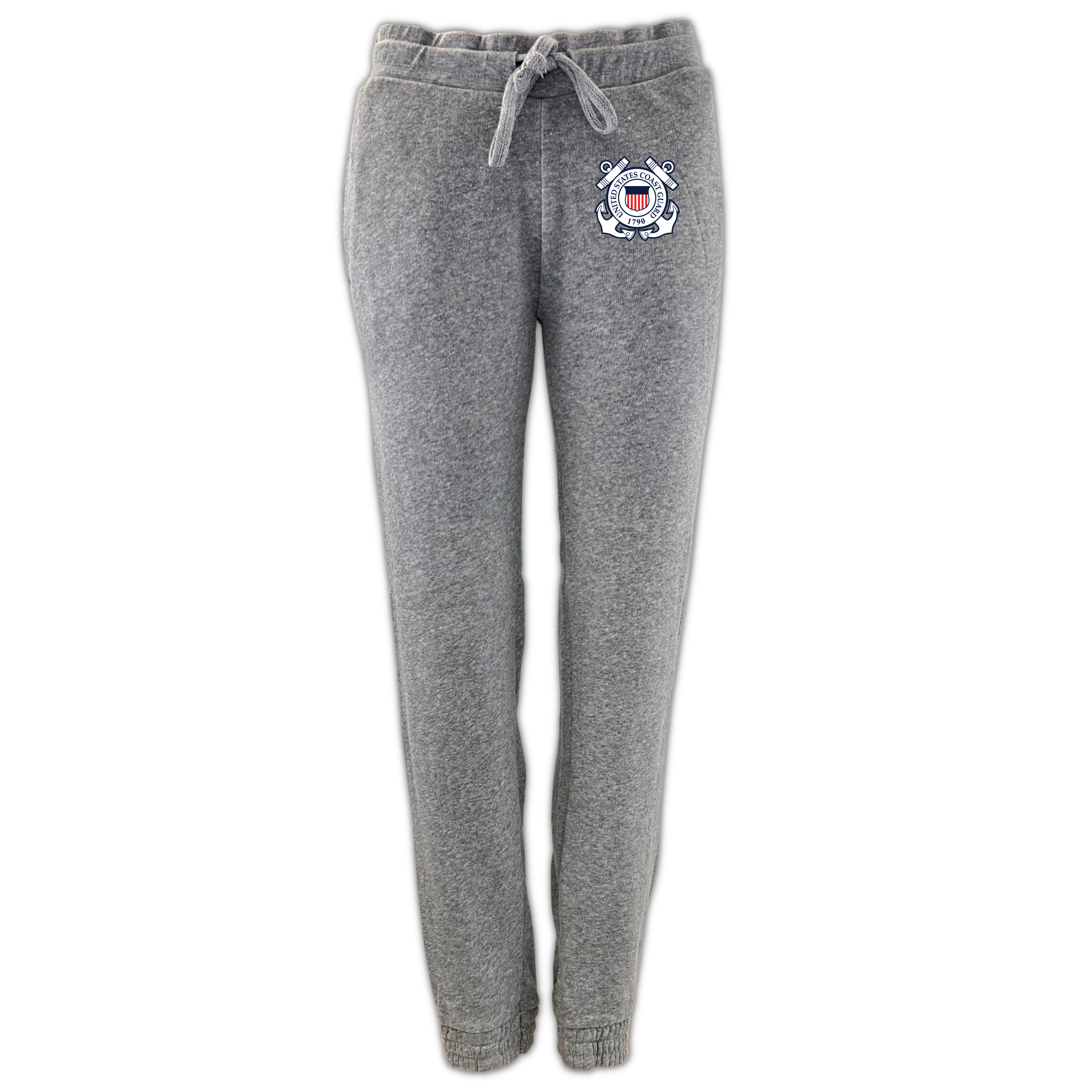 Coast Guard Seal Ladies Angel Fleece Pants