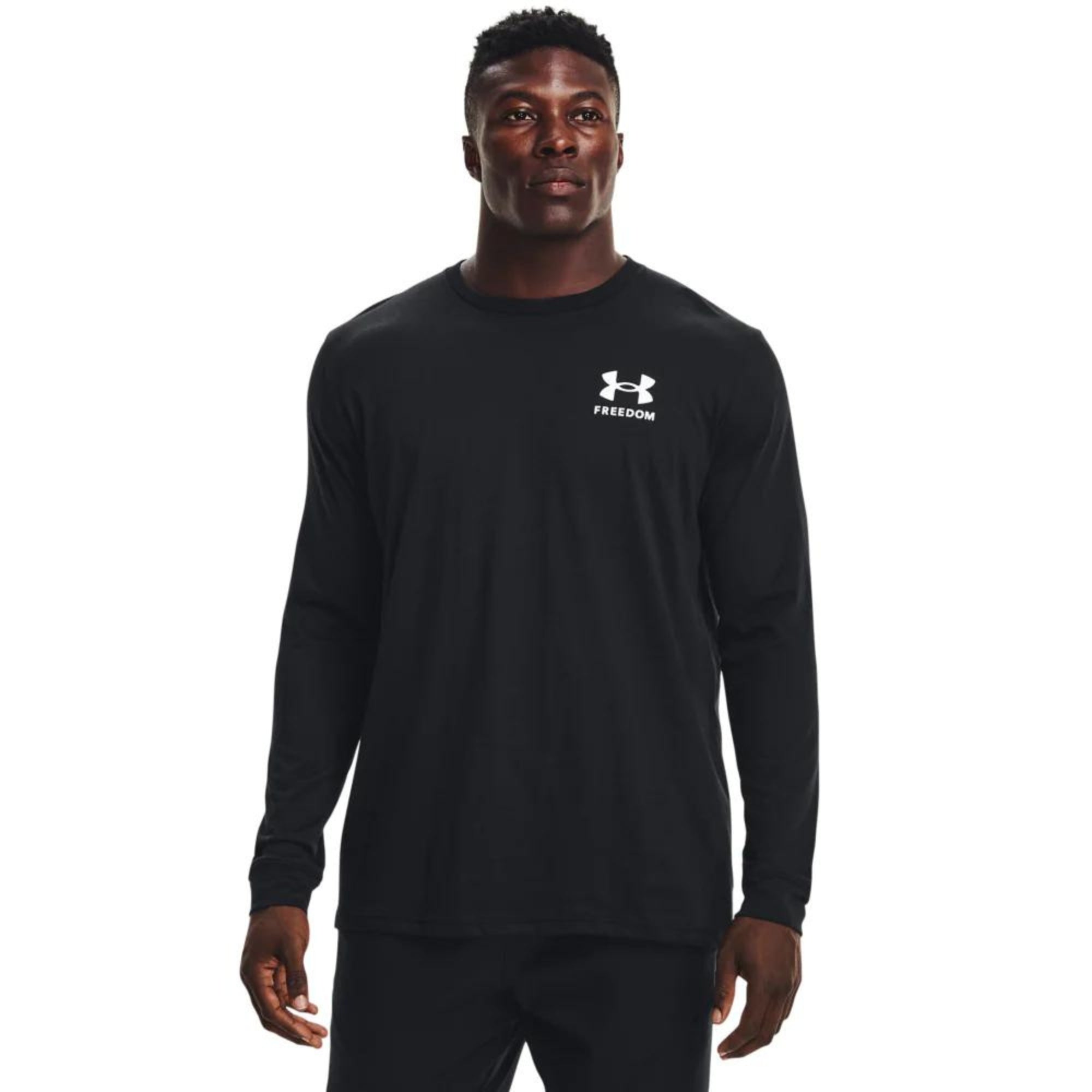 Under Armour Freedom Flag Long Sleeve T-Shirt (Black)