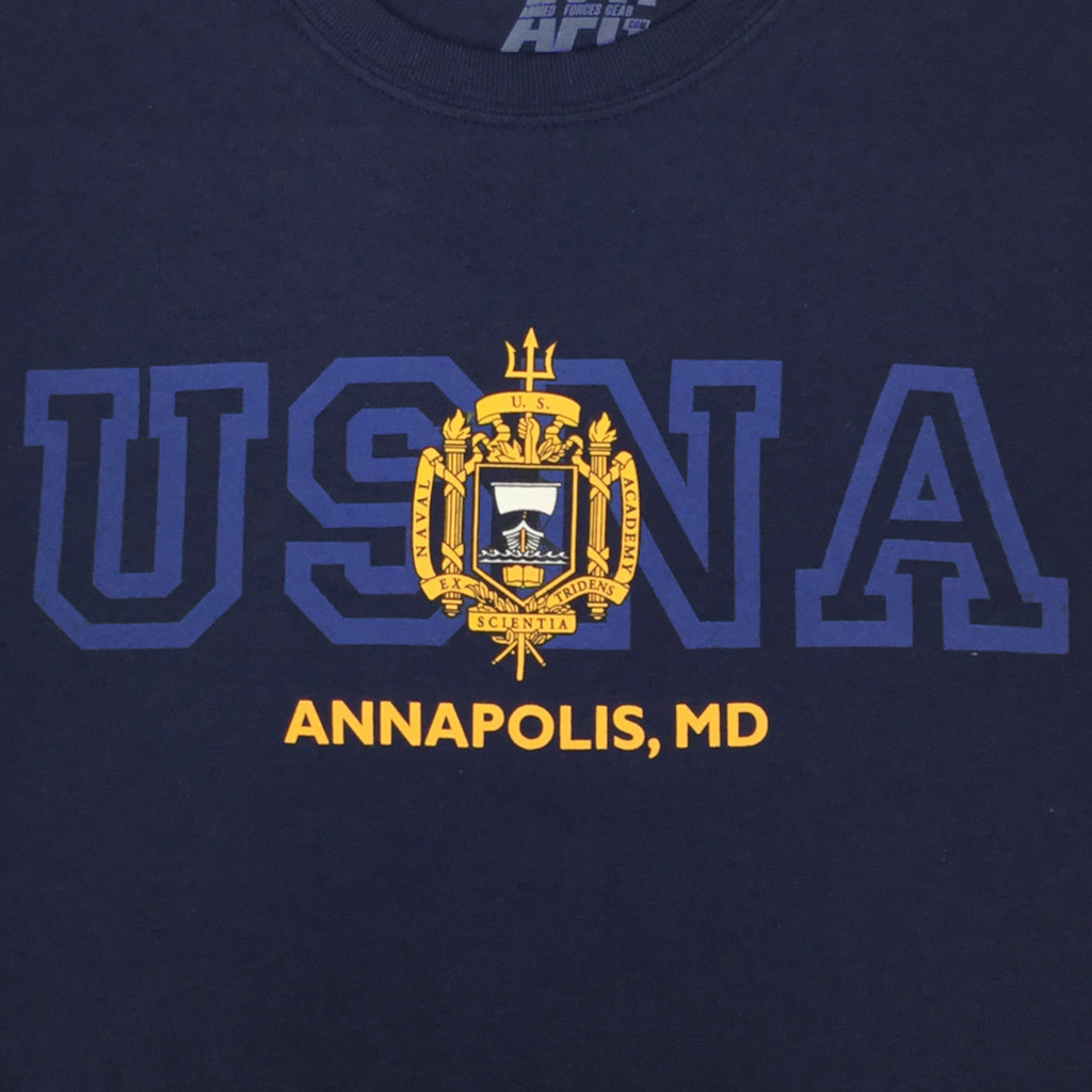 USNA Crest T-Shirt (Navy)