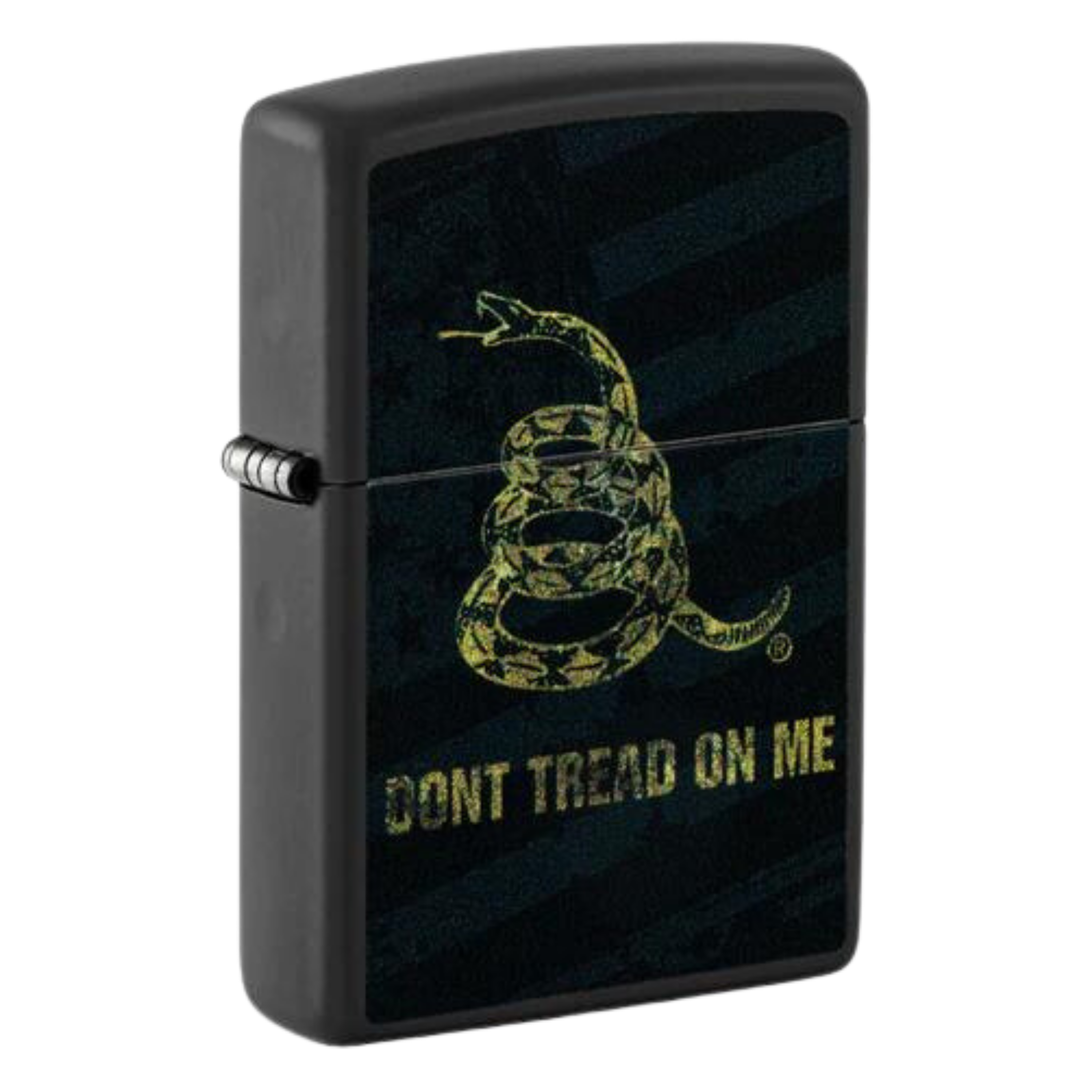 Don't Tread On Me Black Matte Zippo