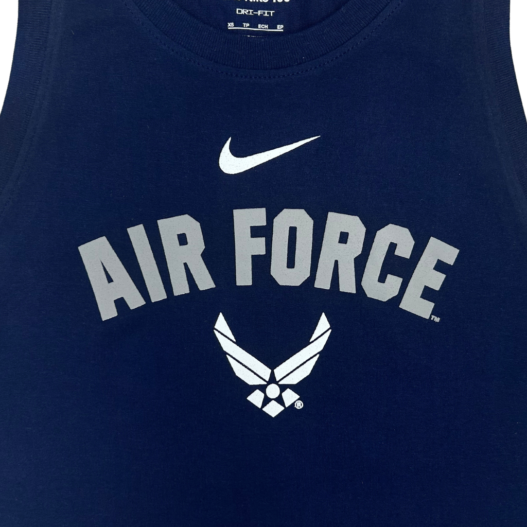 Air Force Nike Dri-Fit Cotton Tomboy Tank (Navy)