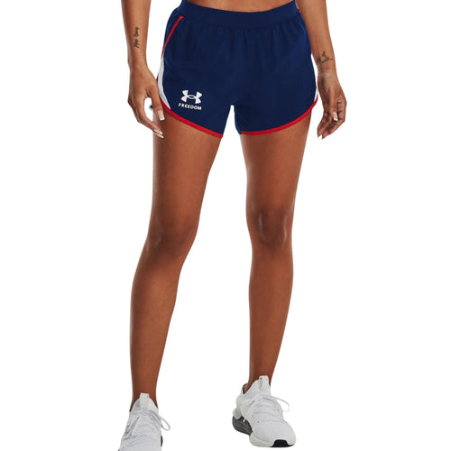 Under Armour Ladies Freedom Fly By Shorts (Navy)