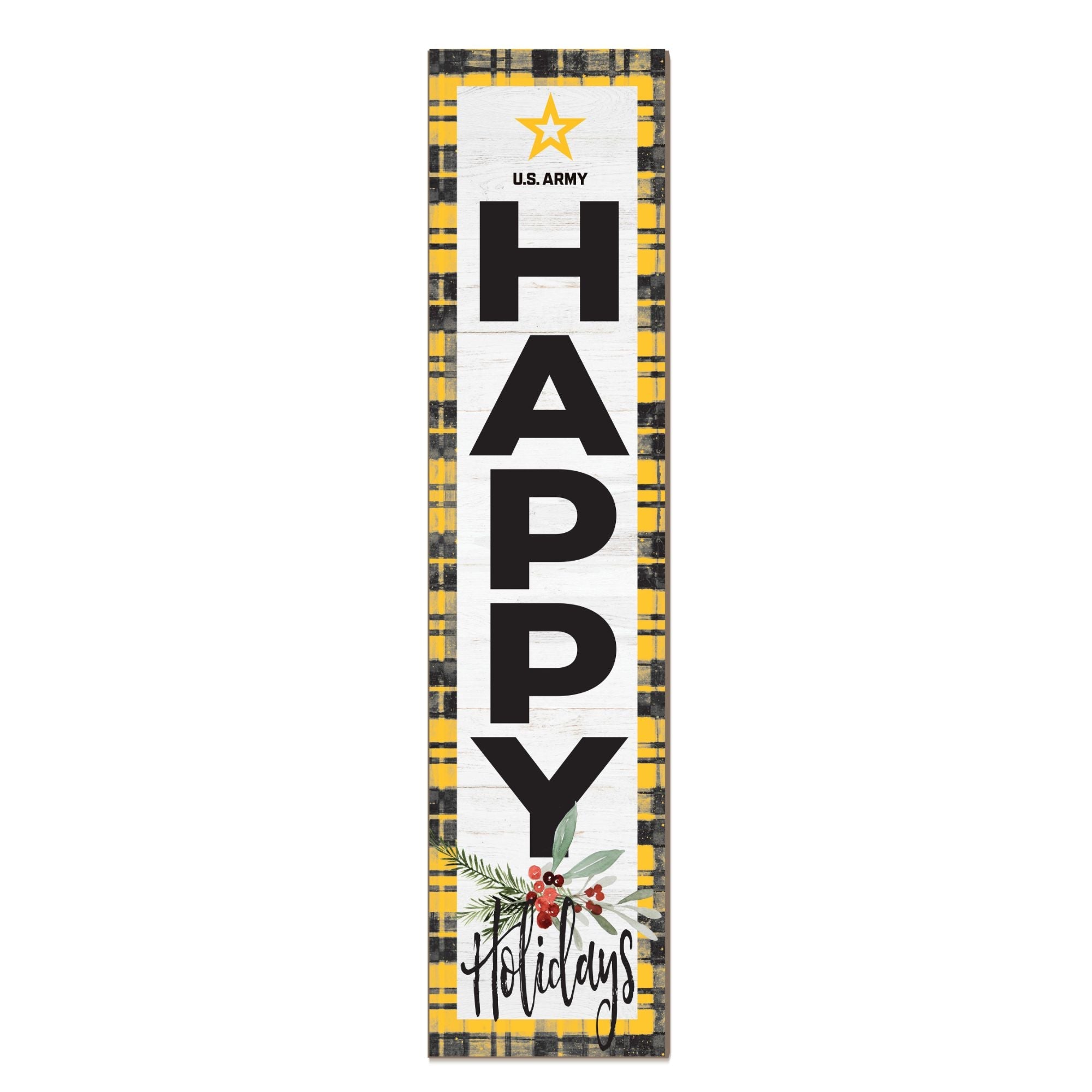 Army Happy Holidays Sign (11x46)