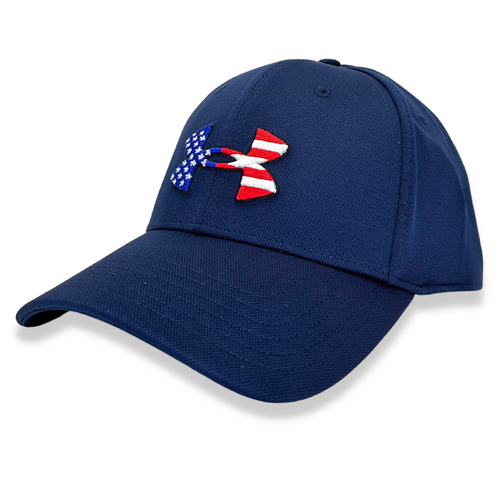 Under Armour Freedom Blitzing Hat Flex-Fit (Navy)