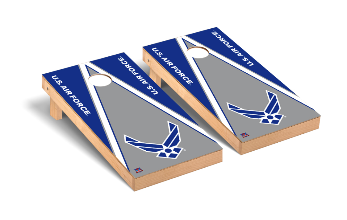 U.S. Air Force Regulation Cornhole Game Set Triangle Version