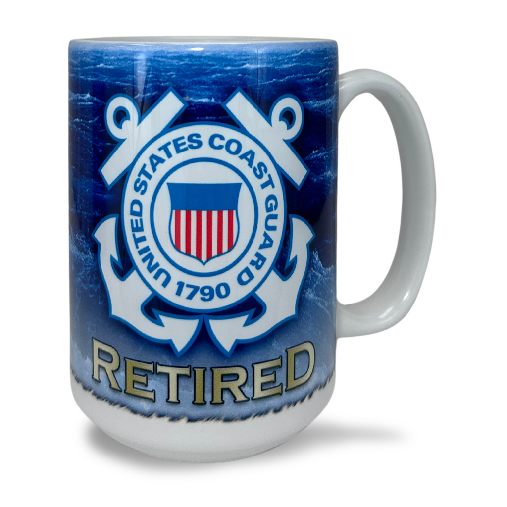 United States Coast Guard Retired Mug