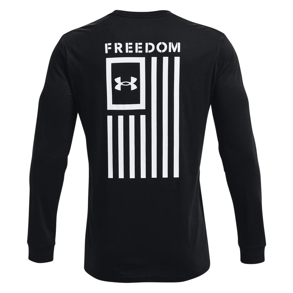 Under Armour Freedom Flag Long Sleeve T-Shirt (Black)