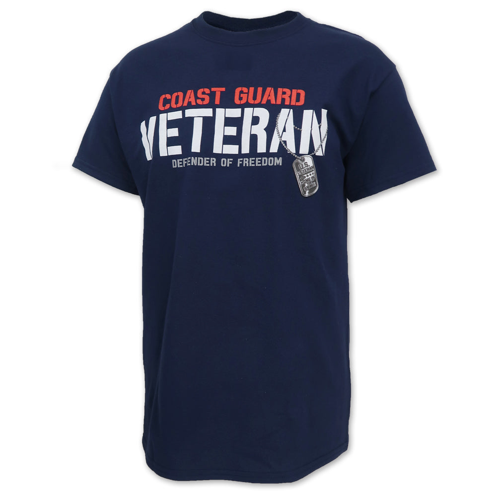 Coast Guard Vet Defender T-Shirt (Navy)