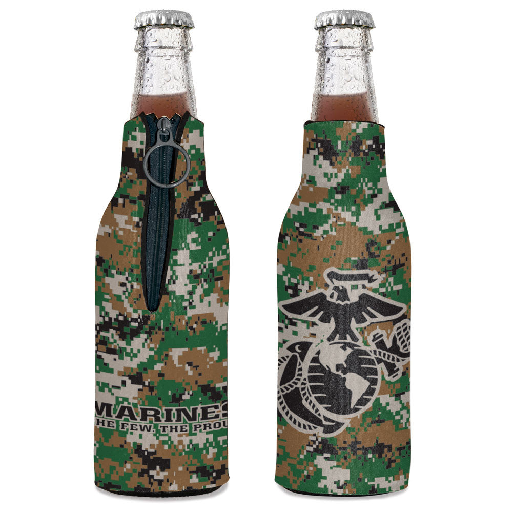 U.S. Marines EGA Bottle Cooler (Camo)