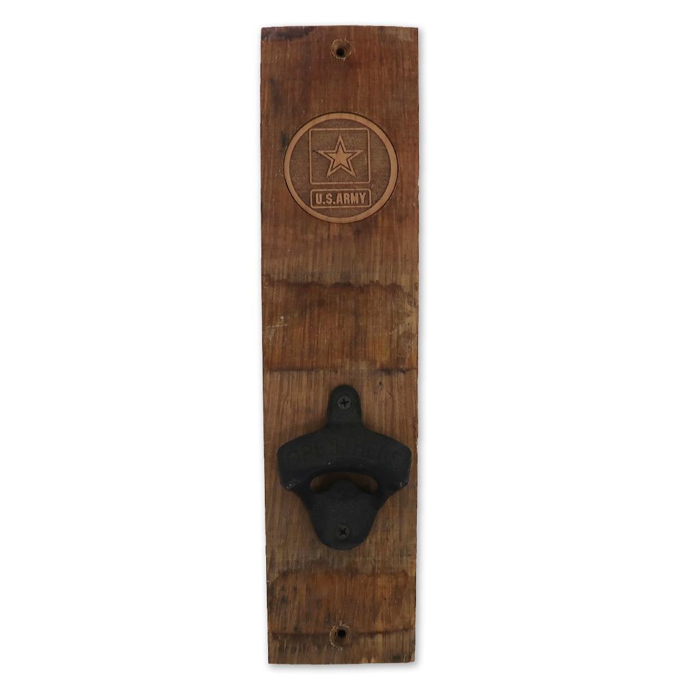 Army Star Barrel Stave Bottle Opener