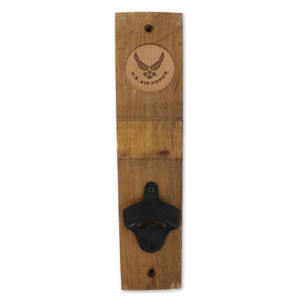 Air Force Wings Barrel Stave Bottle Opener