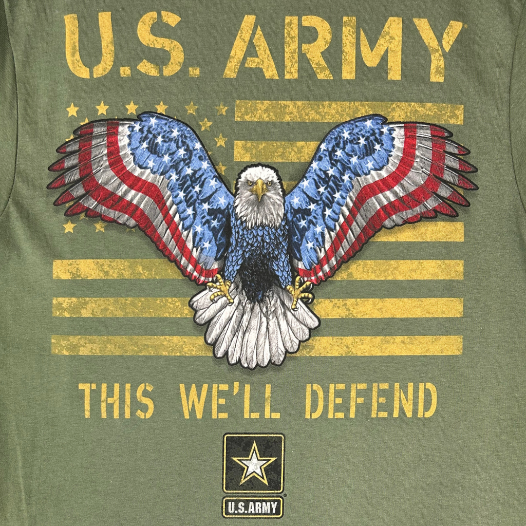 Army Stars and Stripes T-Shirt (OD Green)