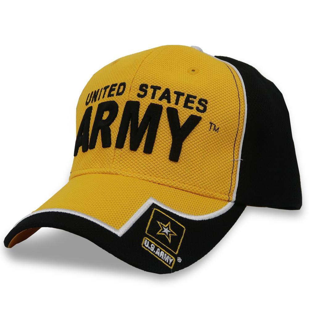 United States Army Two Tone Performance Hat (Black/Gold)