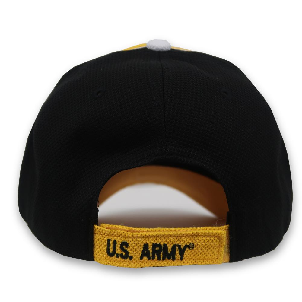 United States Army Two Tone Performance Hat (Black/Gold)