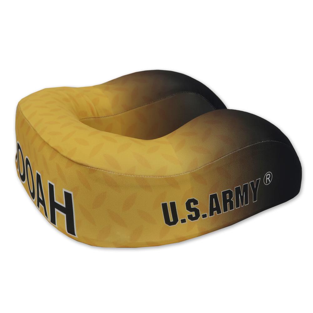 Army HOOAH Neck Pillow (black/gold)