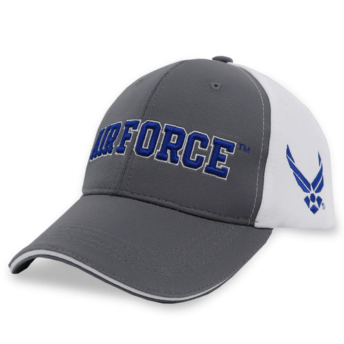 Air Force Wings Performance Hat (Grey/White)