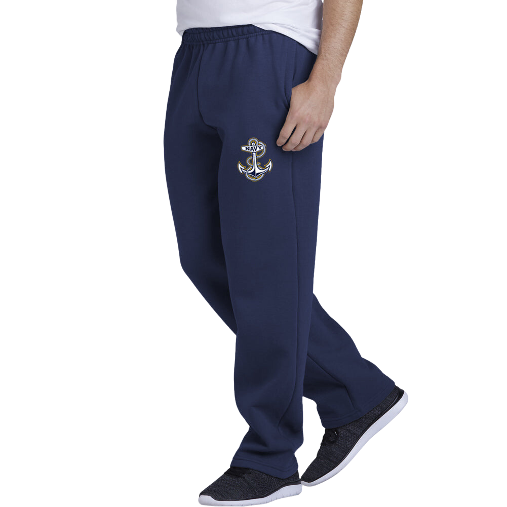 Navy Anchor Logo Sweatpant