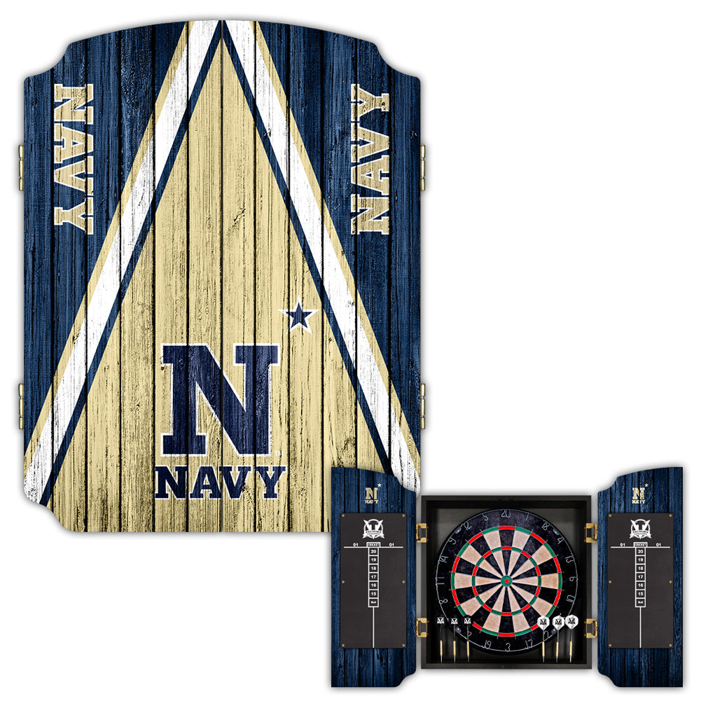 NAVAL ACADEMY MIDSHIPMEN DARTBOARD CABINET