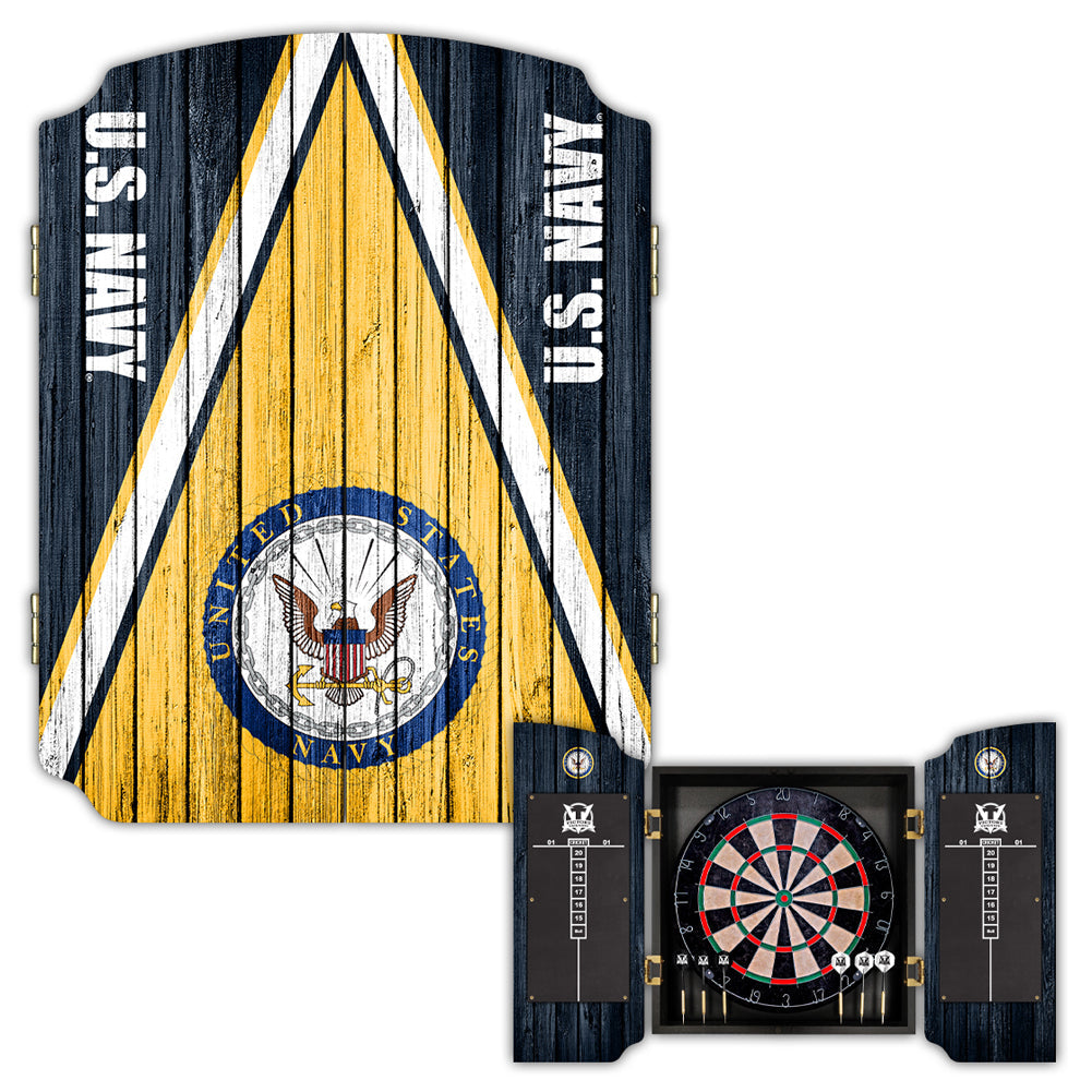 US Navy Dartboard Cabinet