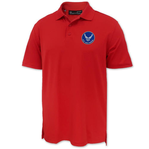 Air Force Under Armour Tac Performance Polo (Red)