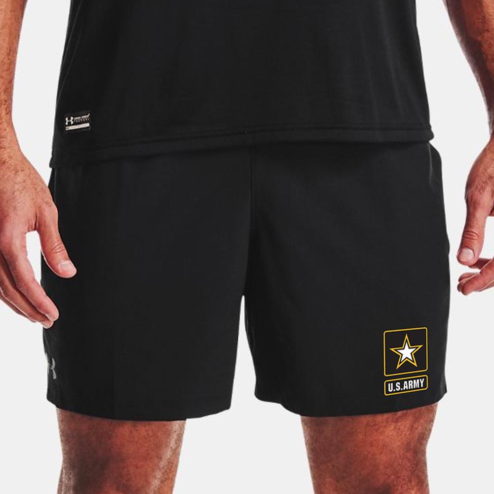 Army Under Armour Mens Tactical PT Shorts (Black)